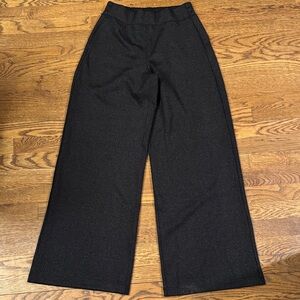 NWT SPANX Black Wide-Leg Air Essentials Simmer Women's Pants size Small